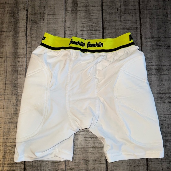 Franklin Youth Sliding Shorts - White - Picture 2 of 4